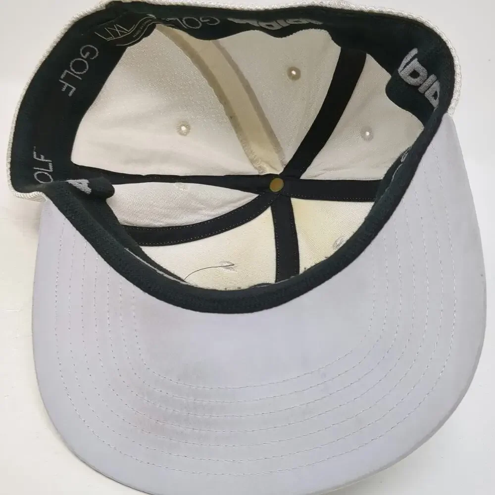 Adidas Vessel Golf Baseball Cap White XL Mesh Back Fitted Wing Logo Sport Hat